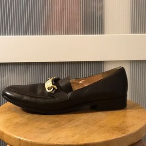 Karl Lagerfeld Brown Leather Loafers Size 9.5